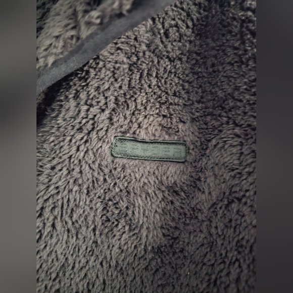 Spyder Cozy Faux Fur Pullover Jacket-Black-Size Large-NWT - Picture 5 of 11